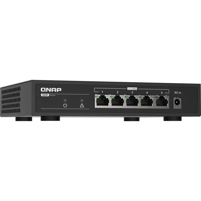 Qnap QSW-1105-5T Commutateur 5 ports 2.5 GbE Noir