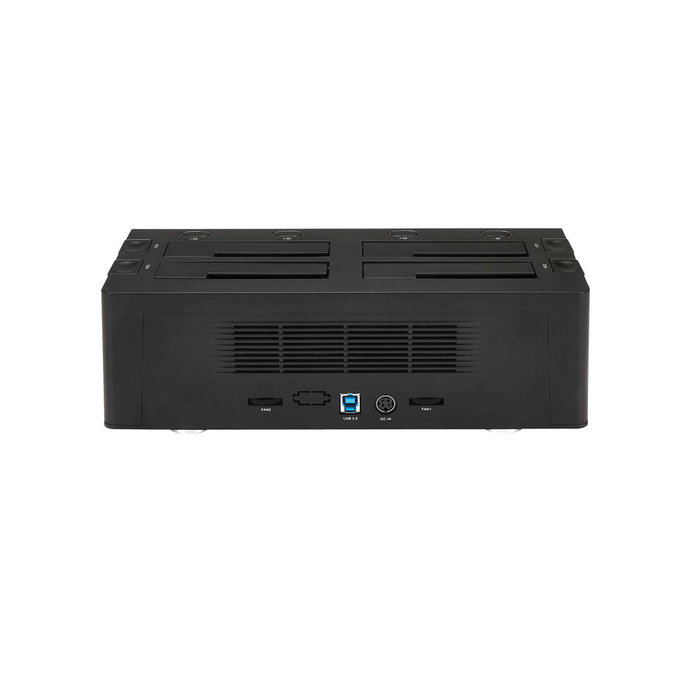 StarTech.com Station d'accueil USB 3.0 4 baies pour disque dur SATA III 2.5/3.5 pouces hot-swappable jusqu'à 6 Gbps StarTech.com Station d'accueil USB 3.0 4 baies pour disque dur SATA III 2.5/3.5 pouces hot-swappable jusqu'à 6 Gbps
