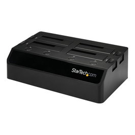 StarTech.com Station d'accueil USB 3.0 4 baies pour disque dur SATA III 2.5/3.5 pouces hot-swappable jusqu'à 6 Gbps