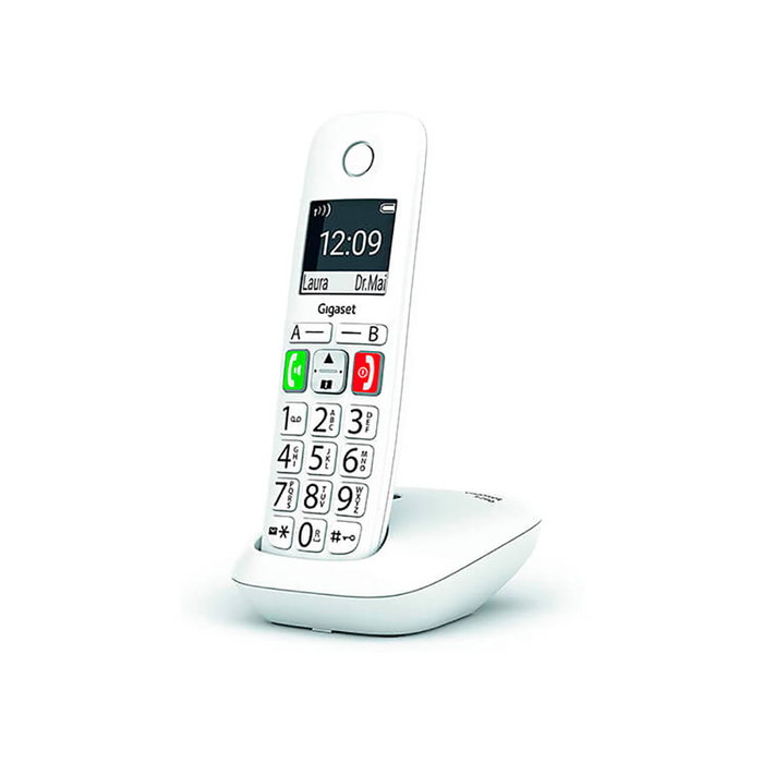 Gigaset E290 Téléphone sans fil blanc