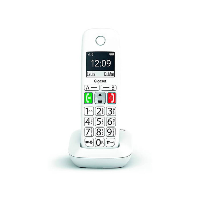 Gigaset E290 Téléphone sans fil blanc