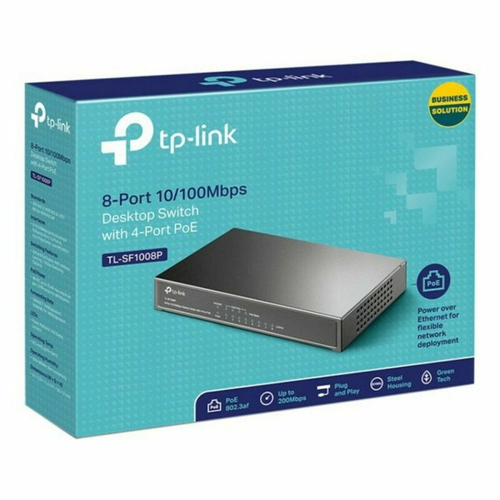 TP-Link TL-SF1008P Switch Desktop 8 ports (4x PoE + 4x Standard) TP-Link TL-SF1008P Switch Desktop 8 ports (4x PoE + 4x Standard)