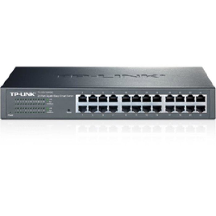 TP-Link Switch Gigabit 24 Ports TL-SG1024DE, Sans Fil Géré, Montage en Rack TP-Link Switch Gigabit 24 Ports TL-SG1024DE, Sans Fil Géré, Montage en Rack