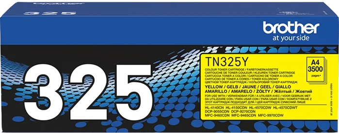 Brother TN-325Y Toner jaunes, 3 500 pages selon ISO/IEC19798 Brother TN-325Y Toner jaunes, 3 500 pages selon ISO/IEC19798