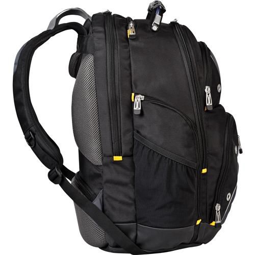 Targus Drifter Backpack - Sac à dos robuste pour ordinateur portable jusqu'à 16", compartiment matelassé, nombreuses poches, bretelles ajustables et aérées