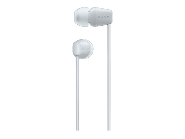 Sony WI-C100 Écouteurs Bluetooth Sans Fil In-Ear Blanc - Autonomie 25h Résistance IPX4 Sony WI-C100 Écouteurs Bluetooth Sans Fil In-Ear Blanc - Autonomie 25h Résistance IPX4