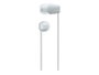 Sony WI-C100 Écouteurs Bluetooth Sans Fil In-Ear Blanc - Autonomie 25h Résistance IPX4