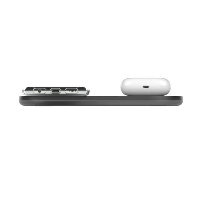 Belkin WIZ002VFBK Base de Charge Sans Fil Double Qi 10W Noir