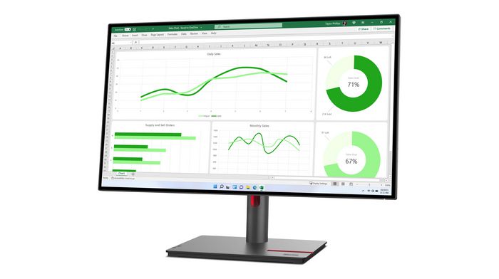Lenovo ThinkVision P27q-30 - Écran PC professionnel 27" (68.6 cm) IPS QHD 2560x1440, HDR10, 99% sRGB, Pivot, USB-C, HDMI, DisplayPort Lenovo ThinkVision P27q-30 - Écran PC professionnel 27" (68.6 cm) IPS QHD 2560x1440, HDR10, 99% sRGB, Pivot, USB-C, HDMI, DisplayPort