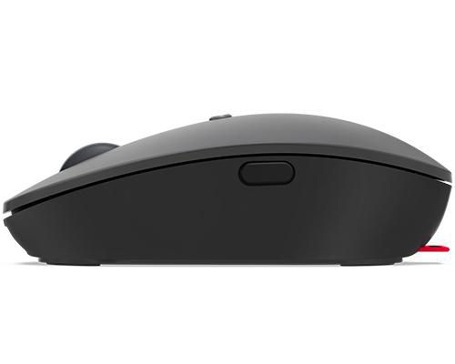 Lenovo Go Souris Sans Fil USB-C avec Capteur Optique 2400 dpi, Bouton Utilitaire Programmable et Autonomie Longue