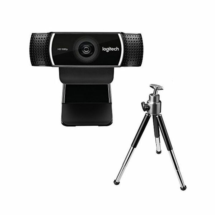 Logitech Webcam C922 Pro Stream 960-001088 - Noir, 1080p 30fps / 720p 60fps, Autofocus, Microphone stéréo