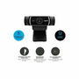 Logitech Webcam C922 Pro Stream 960-001088 - Noir, 1080p 30fps / 720p 60fps, Autofocus, Microphone stéréo