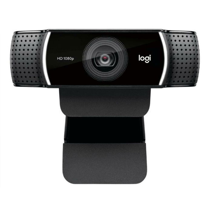 Logitech Webcam C922 Pro Stream 960-001088 - Noir, 1080p 30fps / 720p 60fps, Autofocus, Microphone stéréo