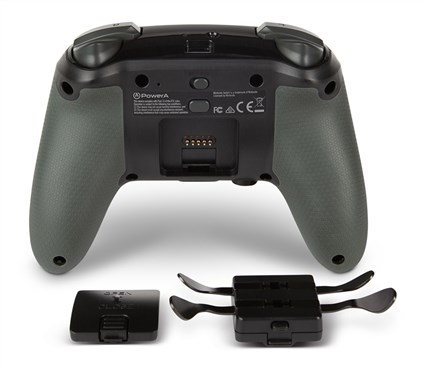 PowerA 1515672-01 FUSION PRO Manette Sans Fil Bluetooth Officielle Nintendo Switch OLED/Switch/Switch Lite - Blanche/Noire