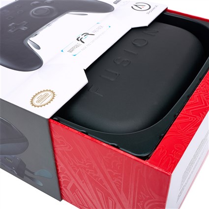 PowerA 1515672-01 FUSION PRO Manette Sans Fil Bluetooth Officielle Nintendo Switch OLED/Switch/Switch Lite - Blanche/Noire