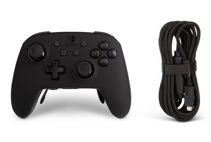 PowerA 1515672-01 FUSION PRO Manette Sans Fil Bluetooth Officielle Nintendo Switch OLED/Switch/Switch Lite - Blanche/Noire