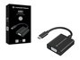 Conceptronic Adaptateur USB-C vers VGA, noir, aluminium, 1080p 60Hz, câble 0,1m