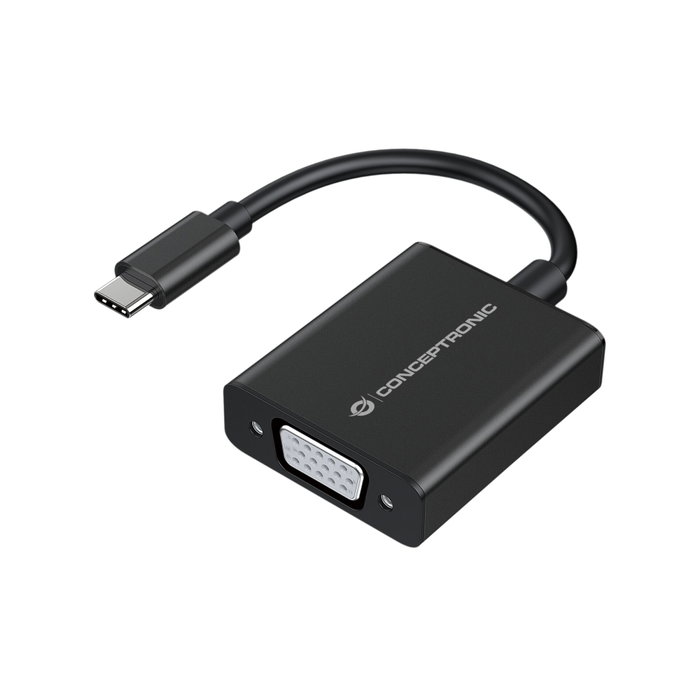 Conceptronic Adaptateur USB-C vers VGA ABBY05B Noir
