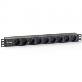 Equip Réglette d'alimentation pour rack 19 pouces 1U 9 prises DIN49440 noir 1.8m 16A 250V Equip Réglette d'alimentation pour rack 19 pouces 1U 9 prises DIN49440 noir 1.8m 16A 250V