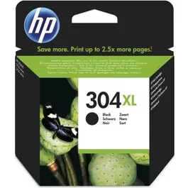 HP Cartouche d'encre noire authentique N9K08AE (304XL) pour imprimantes DeskJet 2620, 2630, 3720, 3730