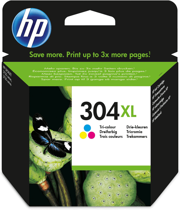 HP 304XL Cartouche d'encre trois couleurs grande capacité haute capacité HP 304XL Cartouche d'encre trois couleurs grande capacité haute capacité