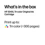 HP 304XL Cartouche d'encre trois couleurs grande capacité haute capacité