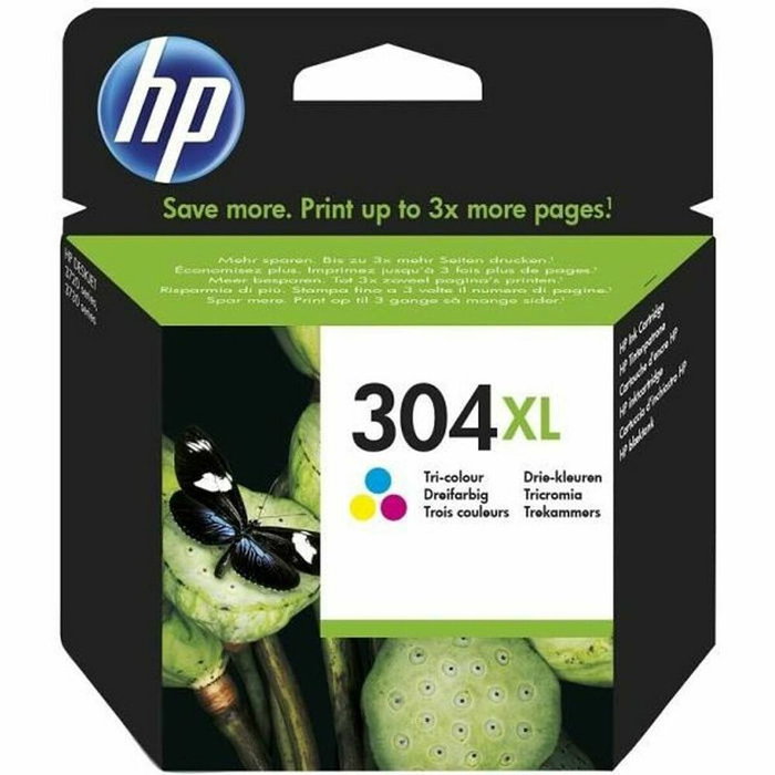 HP 304XL Cartouche d'encre trois couleurs grande capacité haute capacité HP 304XL Cartouche d'encre trois couleurs grande capacité haute capacité