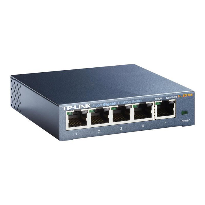 TP-Link TL-SG105 Switch non géré 5 ports Gigabit Ethernet noir