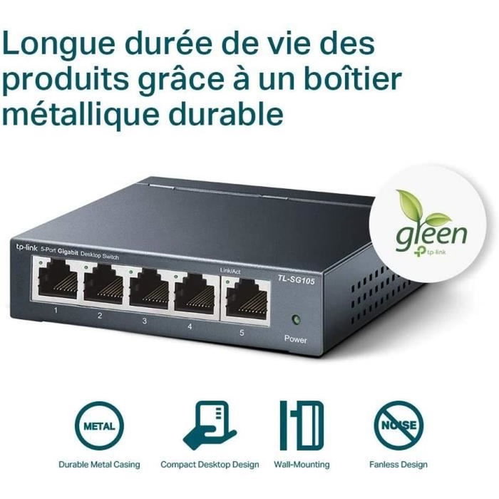 Commutateur Réseau de Bureau TP-Link TL-SG105