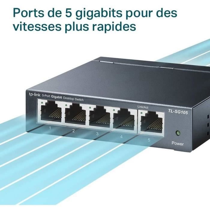 Commutateur Réseau de Bureau TP-Link TL-SG105