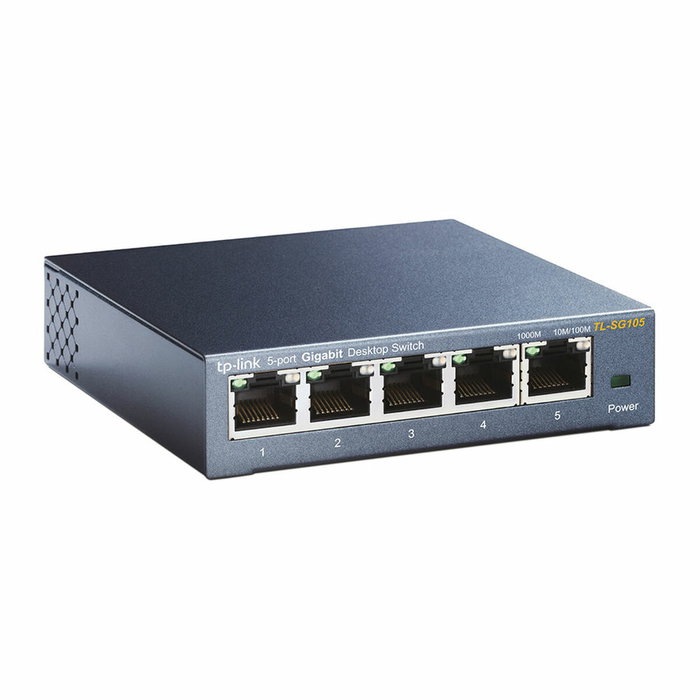 TP-LINK Switch réseau 5 ports Gigabit TL-SG105 Noir - Commutateur Ethernet