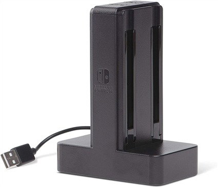 Power A 1501406-02 Station de Charge Joy-Con pour Nintendo Switch - Charge Jusqu'à 4 Manettes Simultanément avec Indicateurs LED