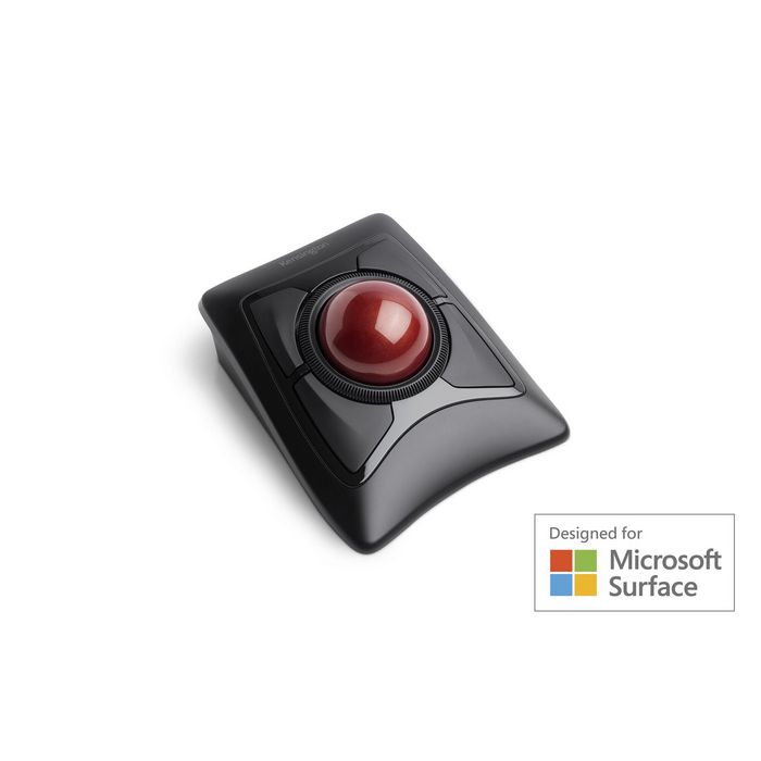 Kensington Expert Mouse Trackball sans fil ambidextre - Bluetooth 4.0 LE / nano USB récepteur - Molette Scroll Ring - Logiciel TrackballWorks - Avec repose-poignet Kensington Expert Mouse Trackball sans fil ambidextre - Bluetooth 4.0 LE / nano USB récepteur - Molette Scroll Ring - Logiciel TrackballWorks - Avec repose-poignet