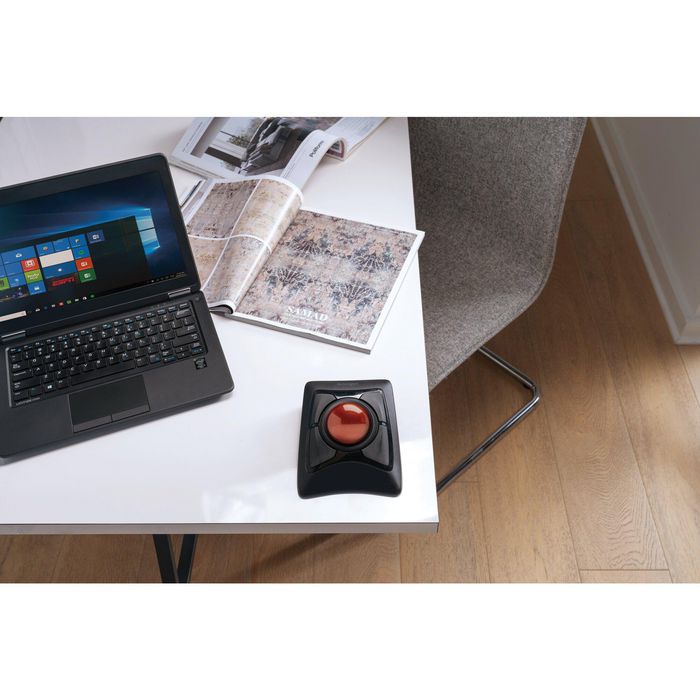 Kensington Expert Mouse Trackball sans fil ambidextre - Bluetooth 4.0 LE / nano USB récepteur - Molette Scroll Ring - Logiciel TrackballWorks - Avec repose-poignet Kensington Expert Mouse Trackball sans fil ambidextre - Bluetooth 4.0 LE / nano USB récepteur - Molette Scroll Ring - Logiciel TrackballWorks - Avec repose-poignet