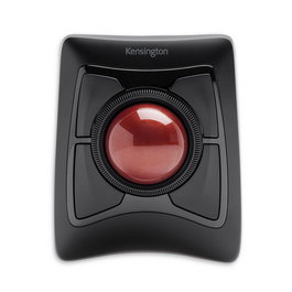 Kensington Expert Mouse Trackball sans fil ambidextre - Bluetooth 4.0 LE / nano USB récepteur - Molette Scroll Ring - Logiciel TrackballWorks - Avec repose-poignet