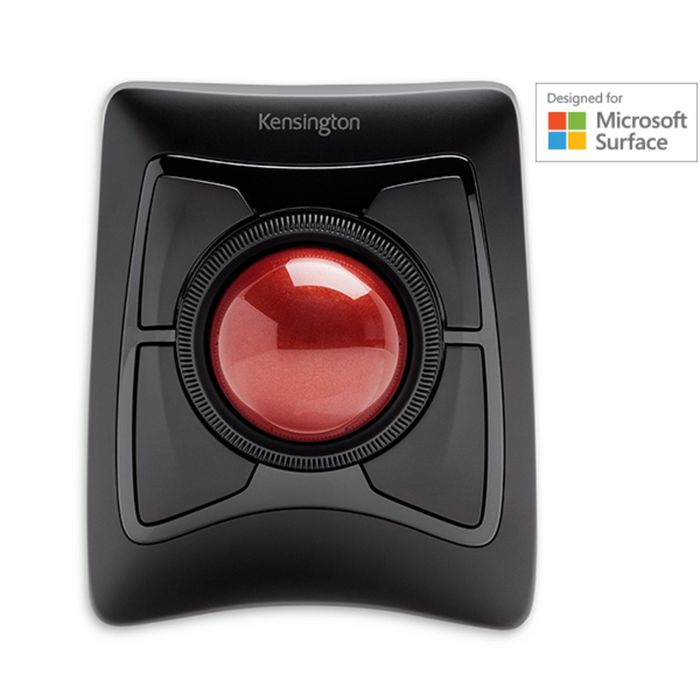 Kensington Expert Mouse Trackball sans fil ambidextre - Bluetooth 4.0 LE / nano USB récepteur - Molette Scroll Ring - Logiciel TrackballWorks - Avec repose-poignet Kensington Expert Mouse Trackball sans fil ambidextre - Bluetooth 4.0 LE / nano USB récepteur - Molette Scroll Ring - Logiciel TrackballWorks - Avec repose-poignet