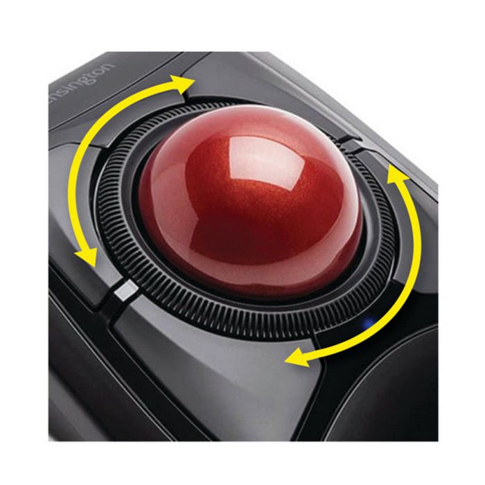 Kensington Expert Mouse Trackball sans fil ambidextre - Bluetooth 4.0 LE / nano USB récepteur - Molette Scroll Ring - Logiciel TrackballWorks - Avec repose-poignet Kensington Expert Mouse Trackball sans fil ambidextre - Bluetooth 4.0 LE / nano USB récepteur - Molette Scroll Ring - Logiciel TrackballWorks - Avec repose-poignet