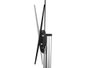Equip EQ650605 Support Sol TV sur Roulettes Couleur Aluminium Jusqu'à 100 Pouces et 100 kg