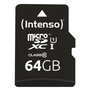 Intenso Carte mémoire Micro SDXC UHS-I Premium 64 Go avec adaptateur