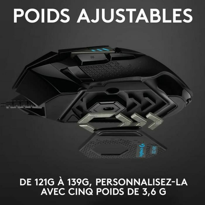 Logitech G502 HERO Souris Gaming Filaire Noir