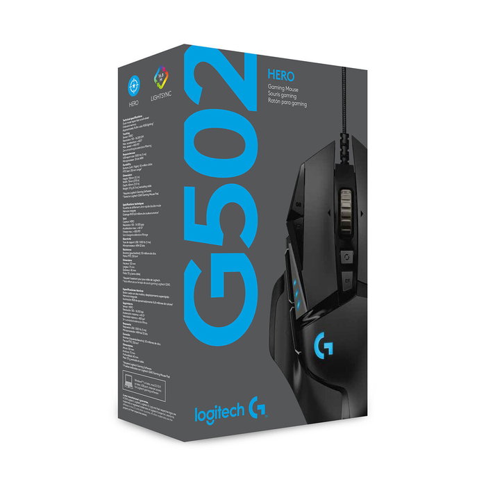 Logitech G502 HERO Souris Gaming Filaire Noir