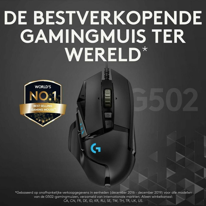 Logitech G502 HERO Souris Gaming Filaire Noir