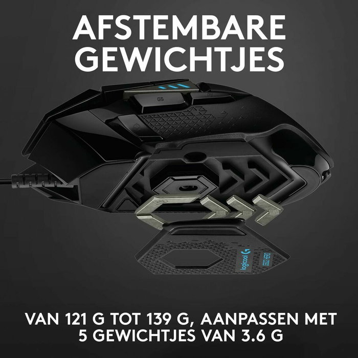 Logitech G502 HERO Souris Gaming Filaire Noir