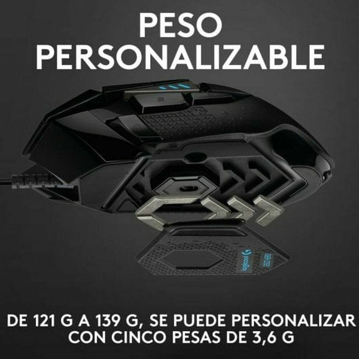 Logitech G502 HERO Souris Gaming Filaire Noir