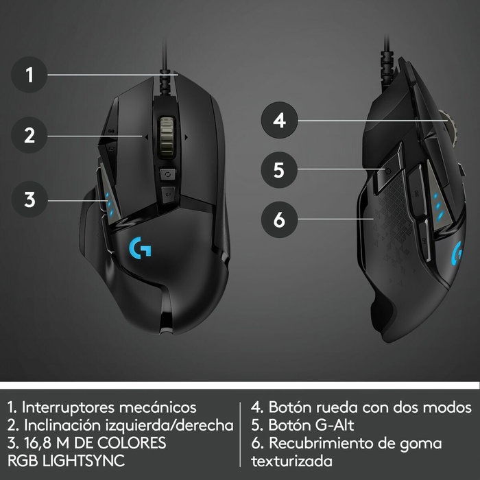 Souris Logitech 910-005471 Noir 16000 dpi 25600 dpi