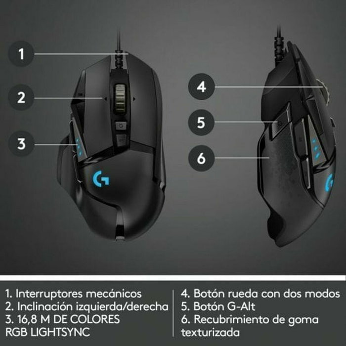 Souris Logitech 910-005471 Noir 16000 dpi 25600 dpi