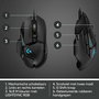 Souris Logitech 910-005471 Noir 16000 dpi 25600 dpi