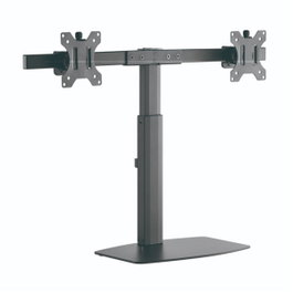 TooQ Support de table d'écran DB1727TN-B pour 2 écrans 17-27 pouces