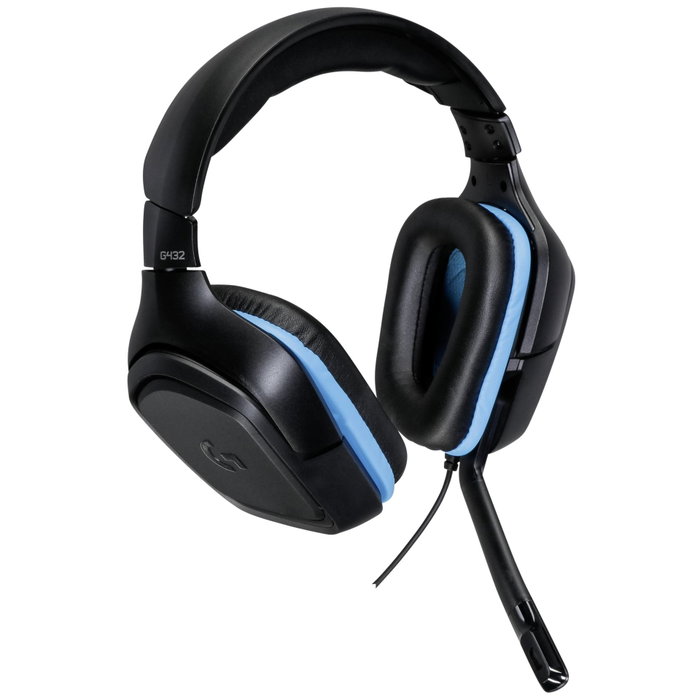 Logitech G432 Casque Gaming 7.1 Surround Bleu/Noir Logitech G432 Casque Gaming 7.1 Surround Bleu/Noir