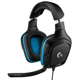 Logitech G432 Casque Gaming Filaire avec Microphone USB Jack 3.5mm Son Surround DTS X 2.0 50mm 981-000770